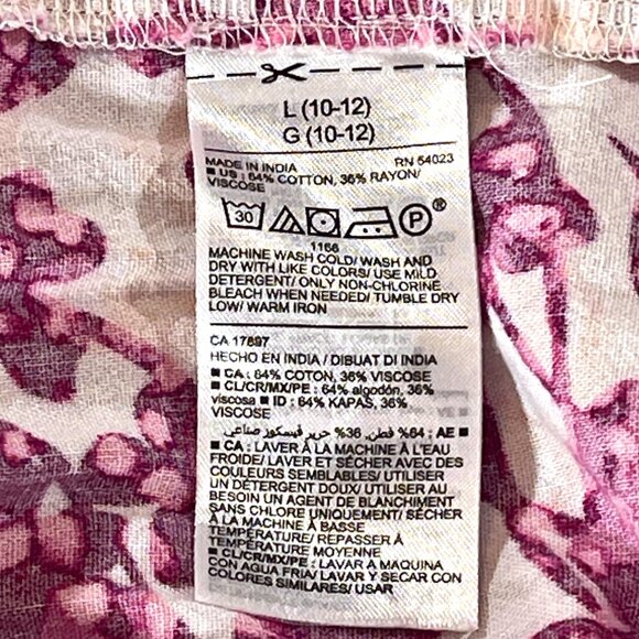 Old Navy Girls Summer Dress Purple Floral Size L - Picture 8 of 8